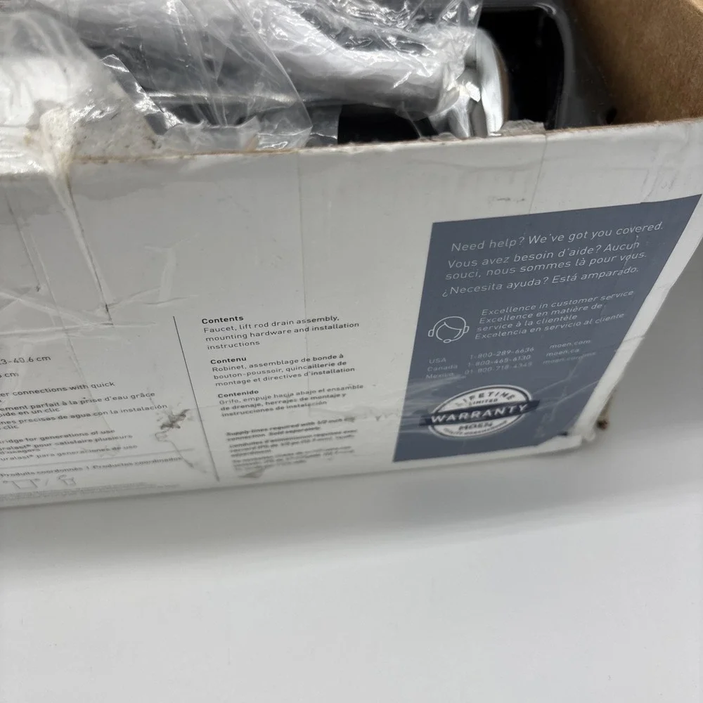 MOEN Essie 84716  High-Arc Widespread Chrome Bathroom‎ Faucet